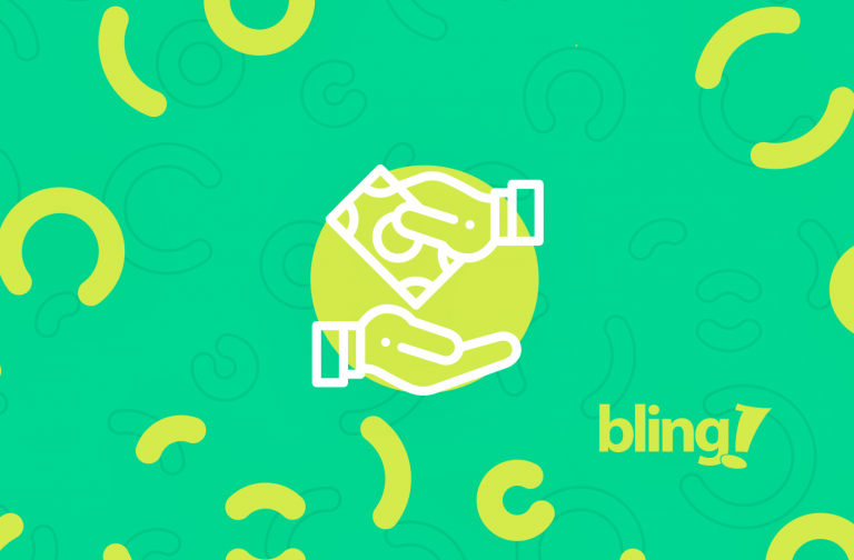 Ilustração de uma mão recebendo uma nota de dinheiro que outra mão está entregando