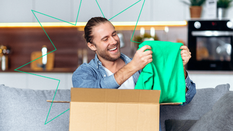 Vendedor do Aliexpress vendo produto